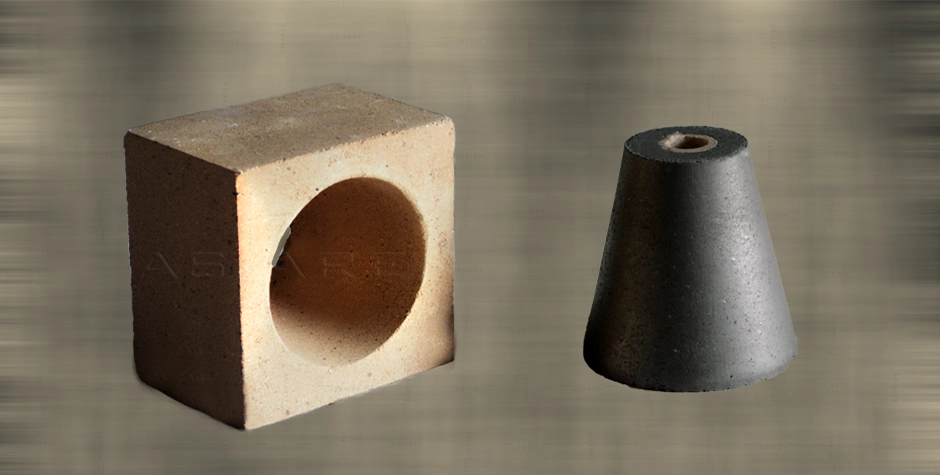 نازل تاندیش، آلومینا کربن، ریخته گری پیوسته، CCM، ولبلوک، ولبلوک تاندیش